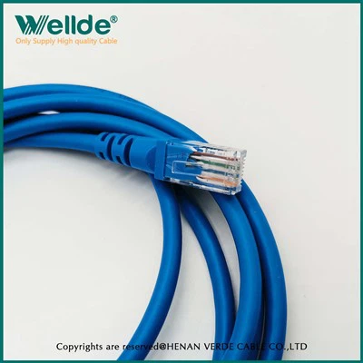 كابل شبكة سلك أزرق Awg26 Cat6 UTP